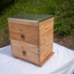 Beehive - 8 frame | 2 Brood/Super Boxes UNASSEMBLED (Wax Dipped)