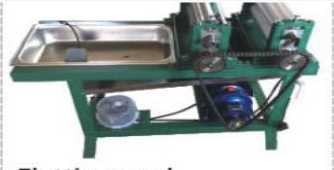 Flatting and Embossing Machine