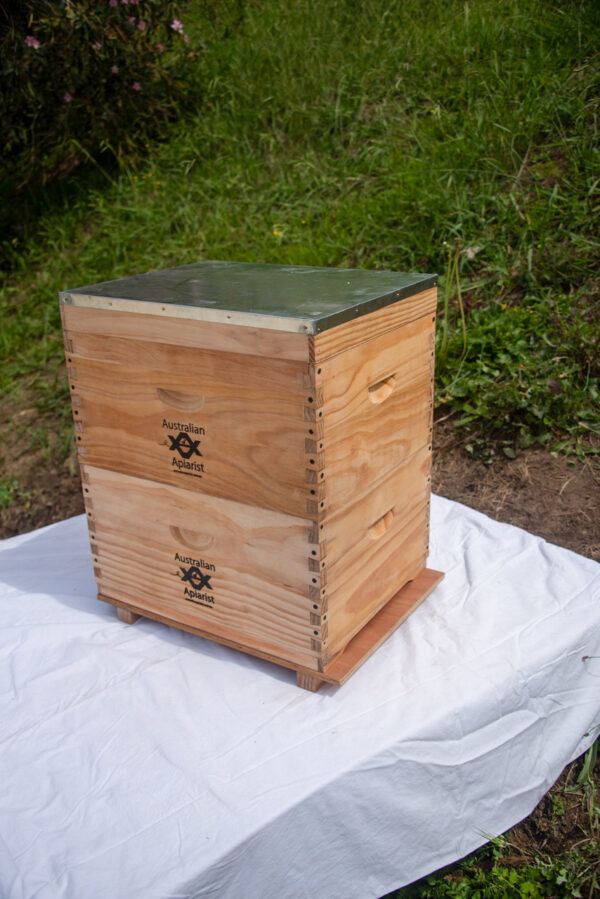 Beehive - 8 frame | 2 Brood/Super Boxes ASSEMBLED (Wax Dipped)