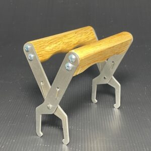 Stainless Steel Frame Grips| Wooden Handle