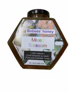 Honey 500g - Mixed Blossom: Pure, Raw, Australian, Cold Extracted