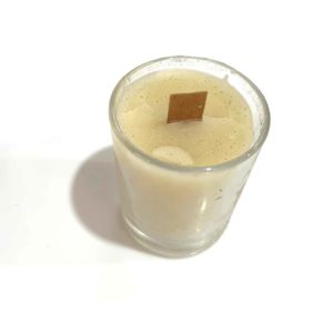 75g Pure 100% local beeswax candle in glass container