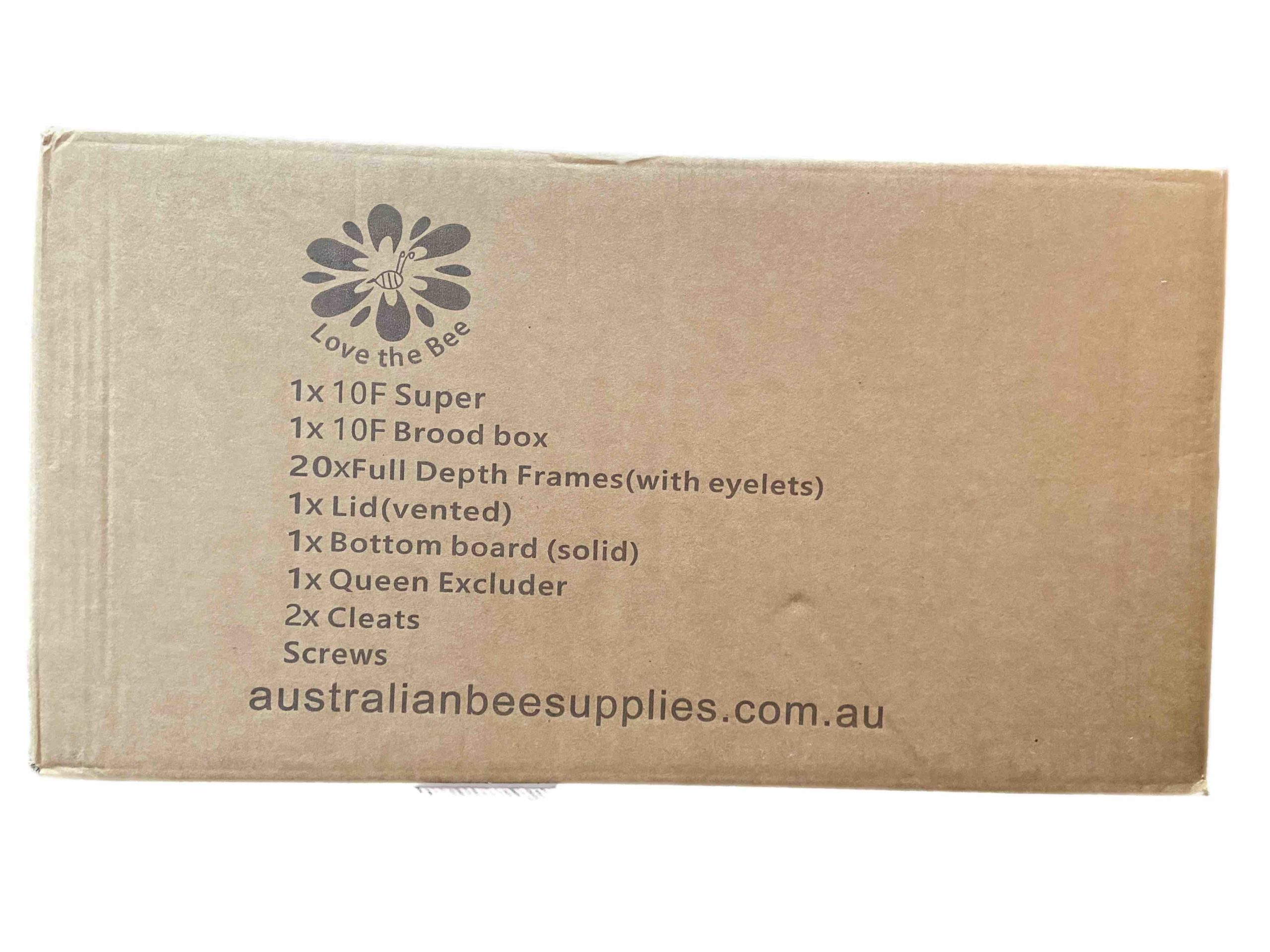 Beginner’s Special: 8F & 10F Bee Hive Starter Box | Unassembled - Image 6