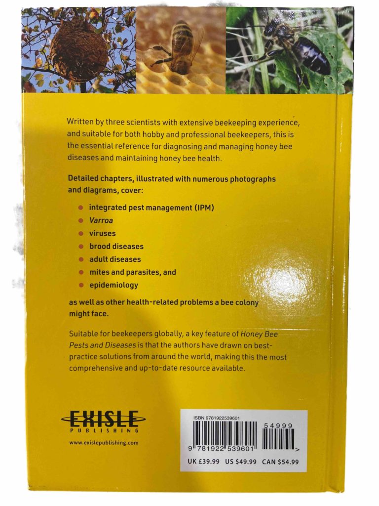 Honey Bee Pests And Diseases Hand Book Australian Bee Supplies