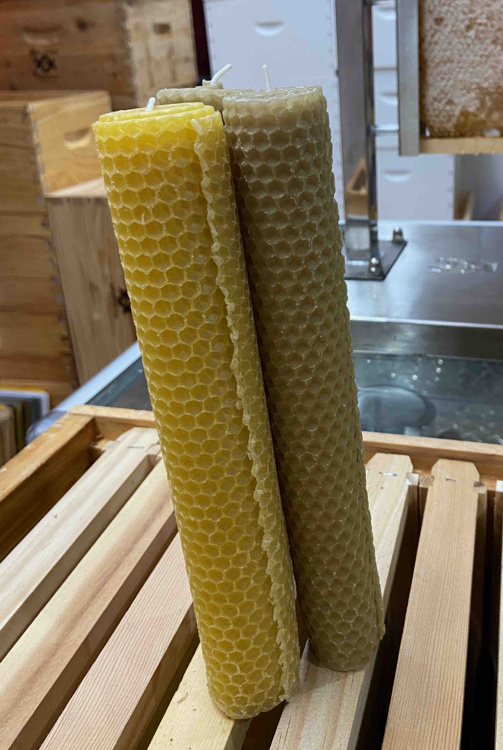 Hand rolled 100% Pure Beeswax Candles - Image 16