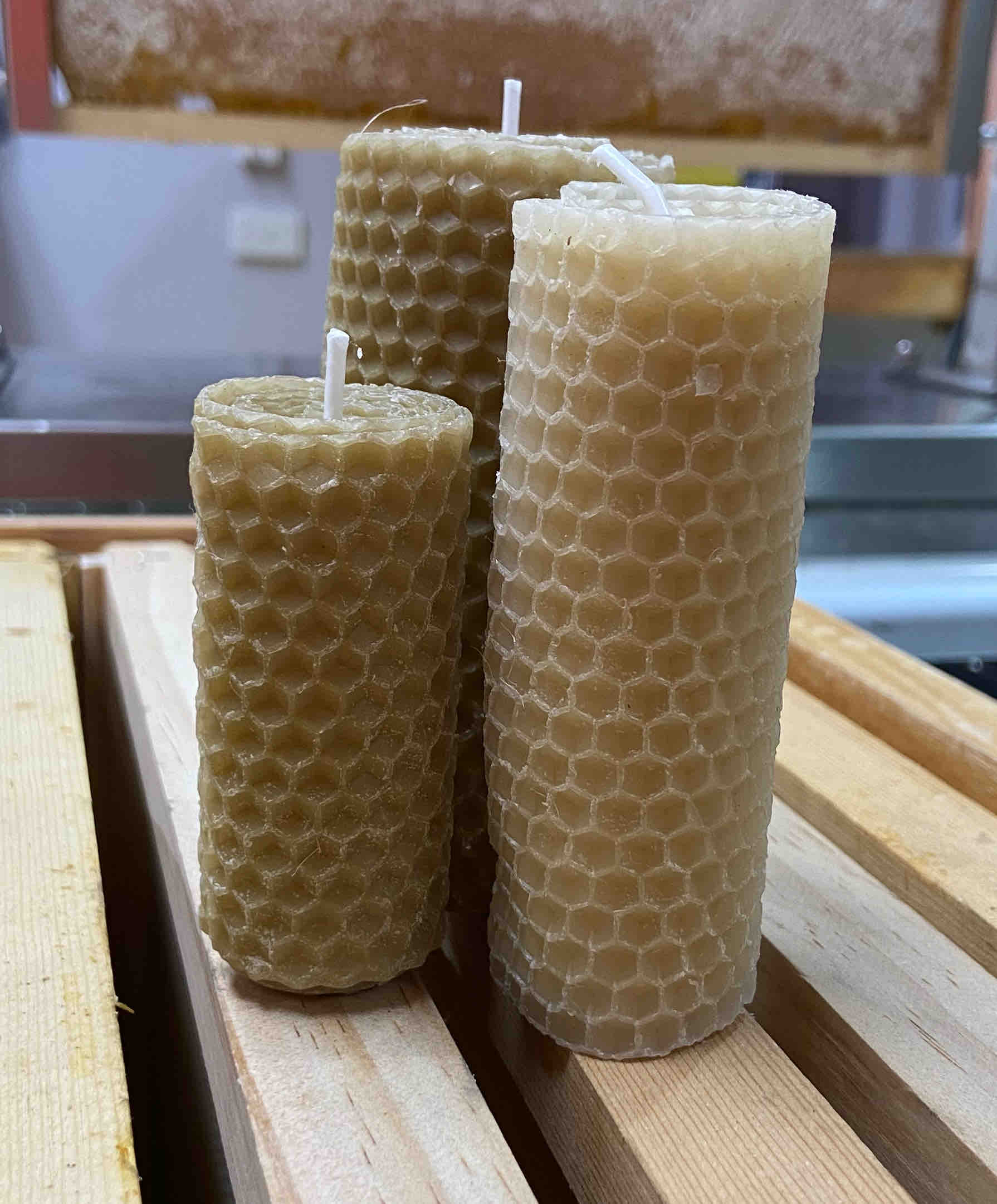 Hand rolled 100% Pure Beeswax Candles - Image 6