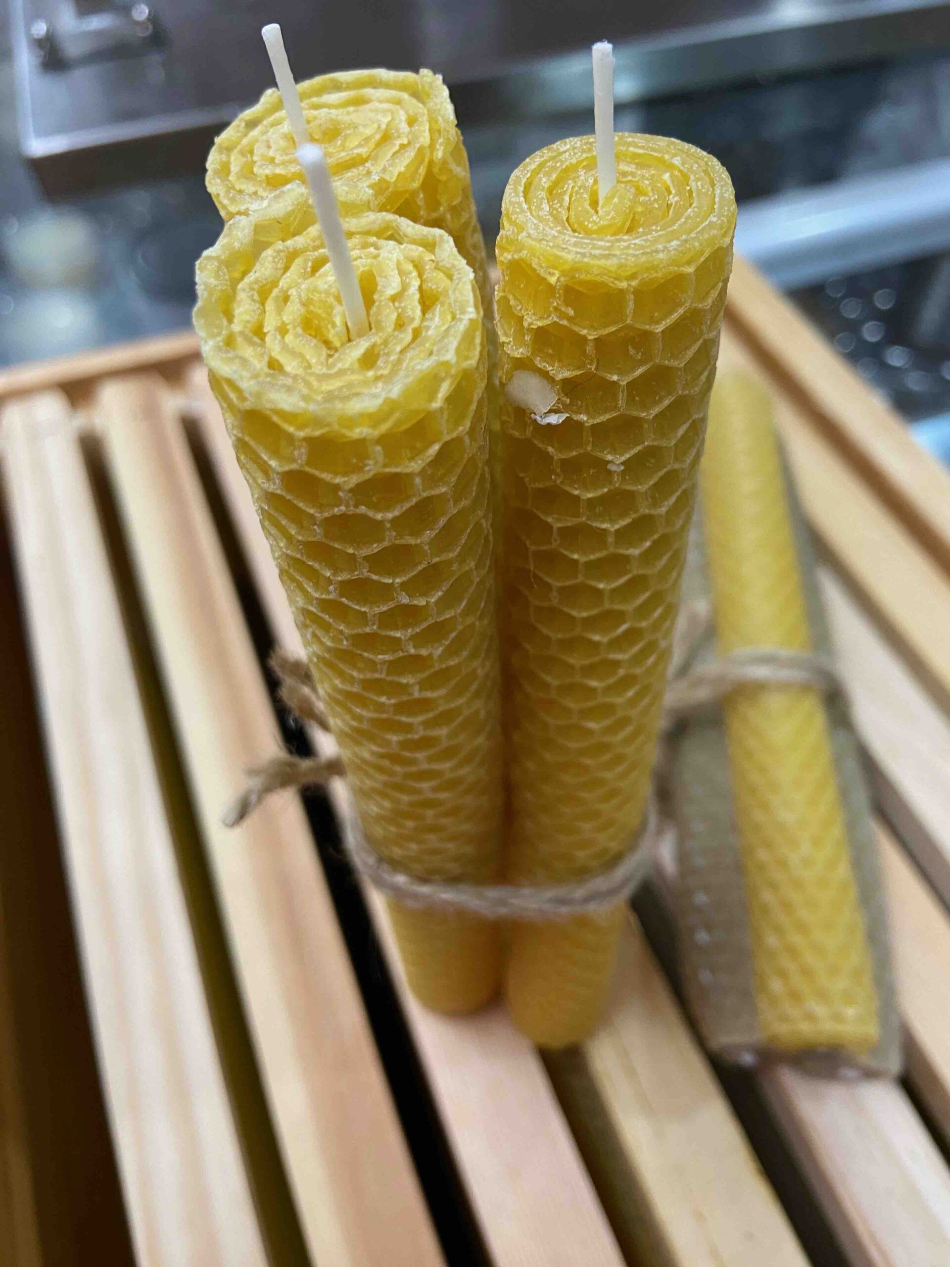 Hand rolled 100% Pure Beeswax Candles - Image 10