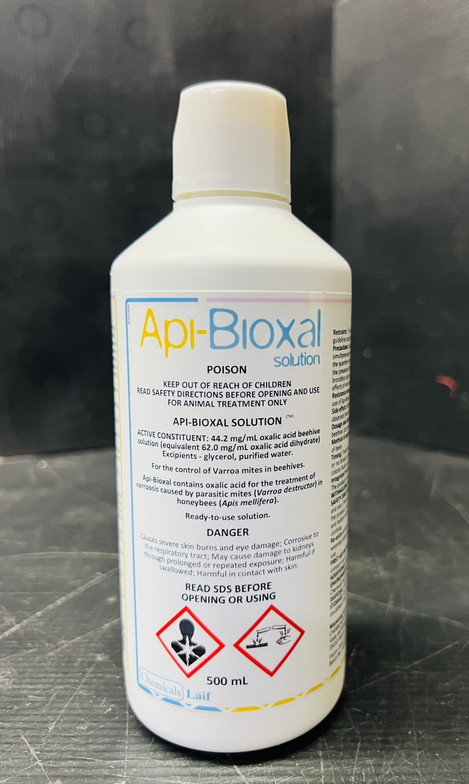 Varroa Treatment | Api-Bioxal Solution 500ml/5 Litres | Pest Control |