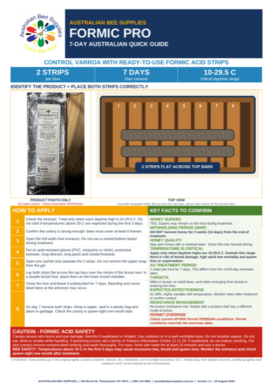 Preview of the ABS Formic Pro A4 instruction flyer